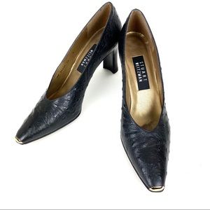Stuart Weitzman Black Pumps Heels Leather Size 9